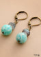 Boho Earrings, Dangle Earrings, Blue Amazonite and Labradorite